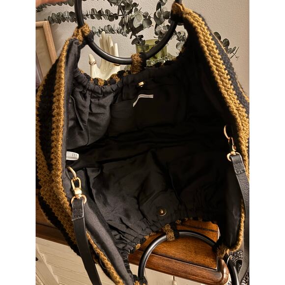 Anthropologie Slouchy Crochet Bag - Picture 3 of 6